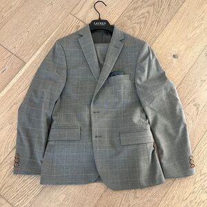 Ralph Lauren Gray Checkered Blazer
